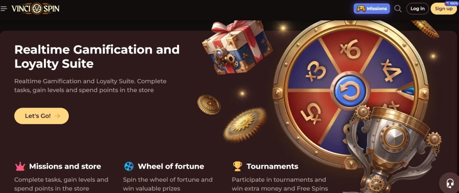 Vinci Spin Casino Online