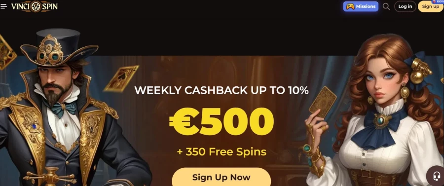Vinci Spin Casino Prosty przewodnik