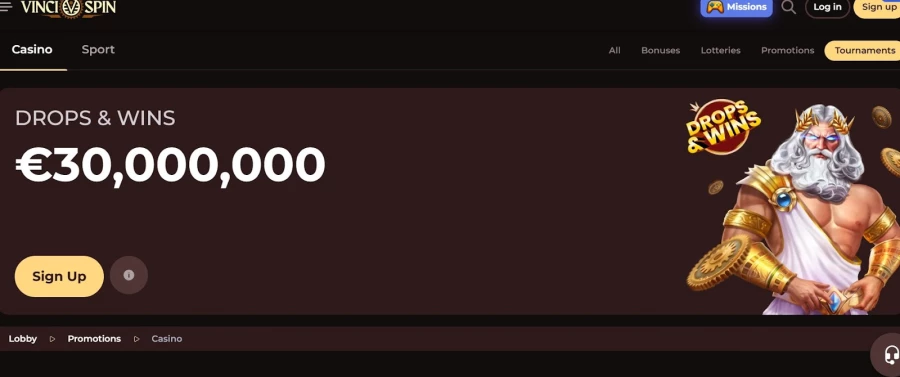 Vinci Spin Casino Przewodnik